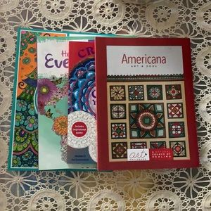 Bundle of 4 coloring books new